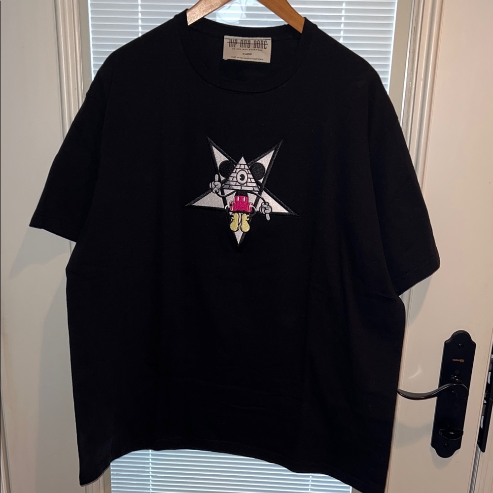 Black Graphic Short Sleeve Tee